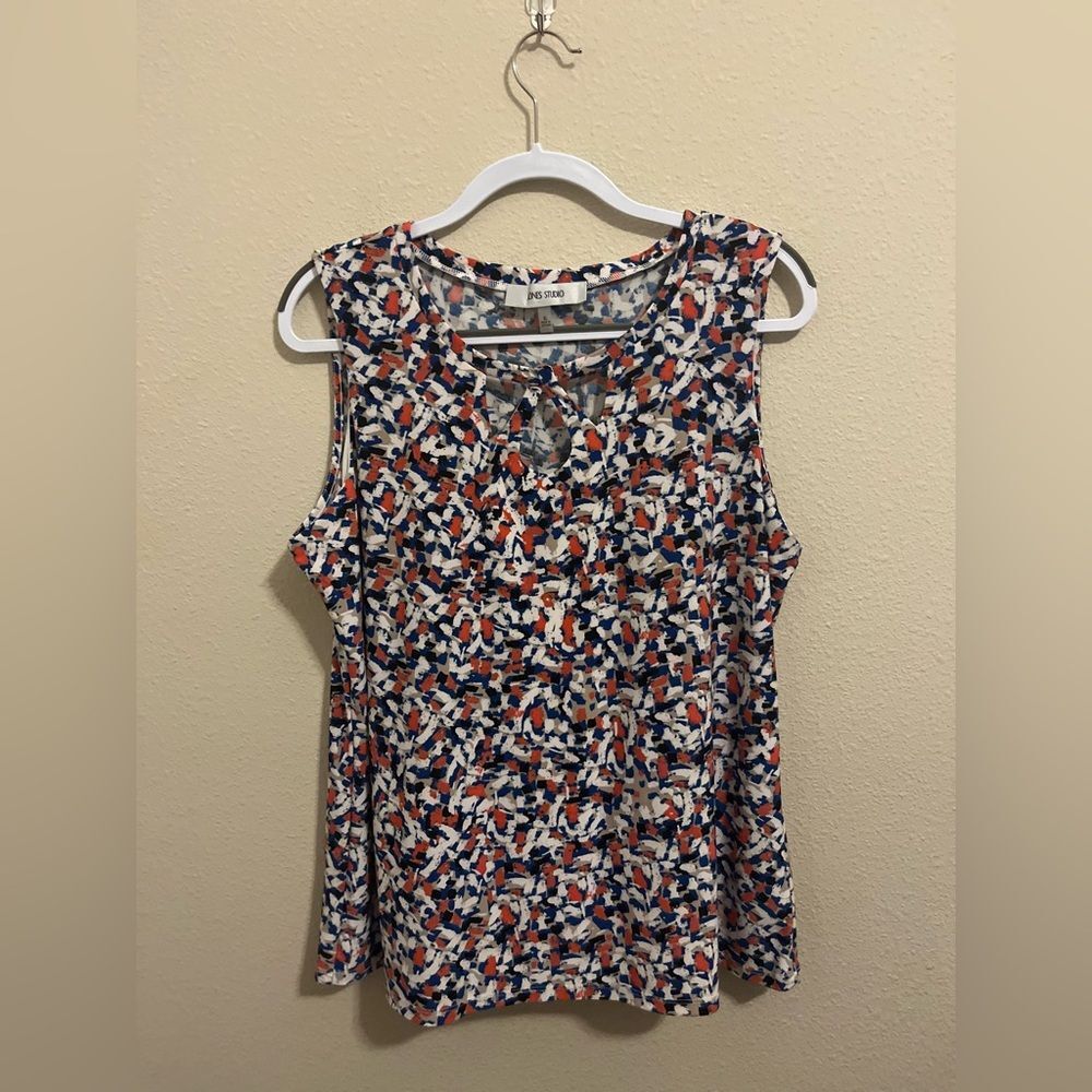 Jones Studio Multicolor Sleeveless Top